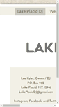 Mobile Screenshot of lakeplaciddj.com